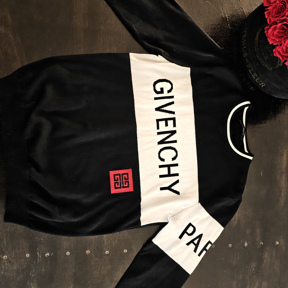 Givenchy Black and White Sweatshirt